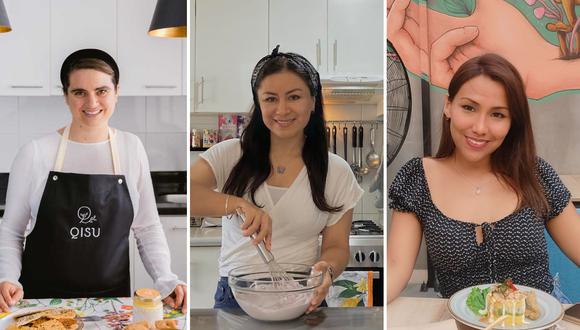Cristina Benavides, Mónica Higaldo y Alexandra Pasache, veganas y emprendedoras.