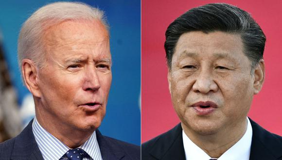 El presidente de Estados Unidos, Joe Biden, y su homólogo de China, Xi Jinping. (MANDEL NGAN, ANTHONY WALLACE / AFP).