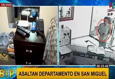 San Miguel: sujetos asaltan departamento y se llevan objetos valorizados en más de S/10 mil [VIDEO]