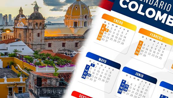 Calendario 2023 en Colombia: Festivos en junio, puentes y próximos feriados (Diseño: Calendarena).