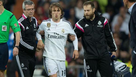 Real Madrid: Modric también se lesionó y preocupa a blancos