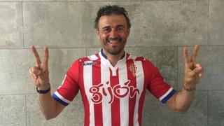 Luis Enrique: ¿por qué celebró con camiseta del Gijón?
