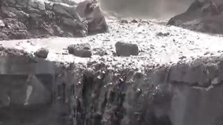 Volcán Ubinas: así fue la caída de lodo y piedras [VIDEO]