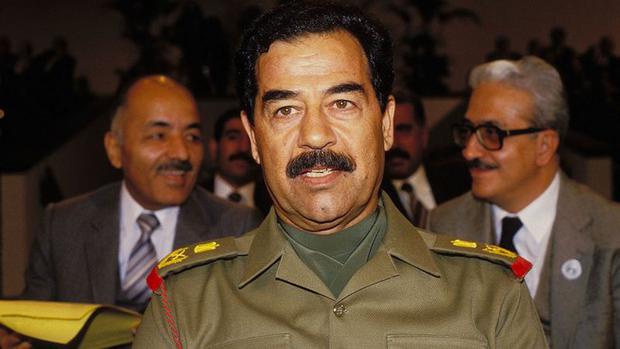 It is highly unlikely that Saddam donated 24 liters of blood for the text to be written.  (Getty Images).