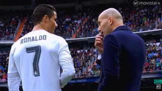 ¿Cristiano Ronaldo le dice a Zinedine Zidane qué cambios hacer?
