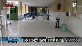 Huánuco: denuncian que moderno hospital inaugurado hace más de cinco años se encuentra en completo estado de abandono 
