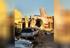 México: Al menos cuatro muertos al caer avioneta sobre vivienda en Culiacán