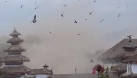 Captan momento exacto del inicio del terremoto en Nepal [VIDEO]