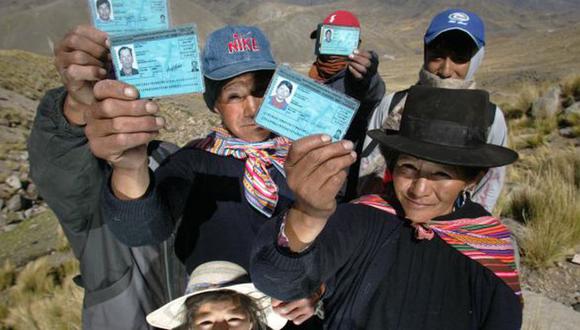 Los electores que hayan perdido o les hayan robado el DNI, están a tiempo de solicitar un duplicado. (Foto: El Comercio)