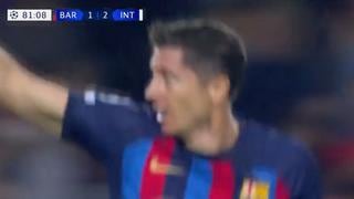 Gol de Lewandowski para el 2-2 de Barcelona vs. Inter de Milán en el Camp Nou | VIDEO