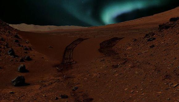Confirman presencia de auroras visibles en Marte
