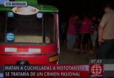 Villa El Salvador: muere acuchillado en presunto crimen pasional