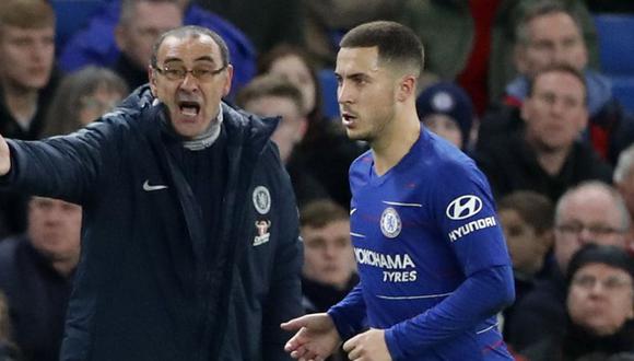 Eden Hazard registra 101 goles con la camiseta de Chelsea en todos los torneos. (Foto: AP)