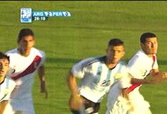 Perú vs. Argentina: El autogol de Brian Bernaola (VIDEO)