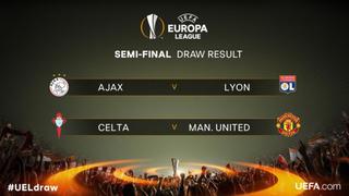 Europa League: las llaves de semifinales luego del sorteo
