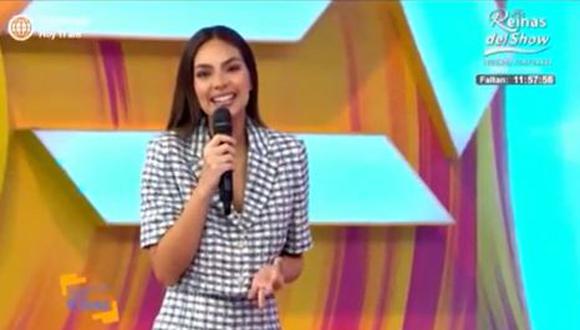 Natalie Vértiz regresa a “Estás en todas” tras un mes de haber dado a luz a su segundo hijo. (Foto: captura de video)