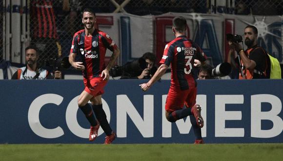 San Lorenzo hizo respetar su localía y venció por 2-0 a Melgar por la fecha 4 de la Copa Libertadores 2019. (Foto: AFP)