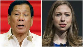 Duterte recuerda a Chelsea Clinton el affaire de su padre con Mónica Lewinsky