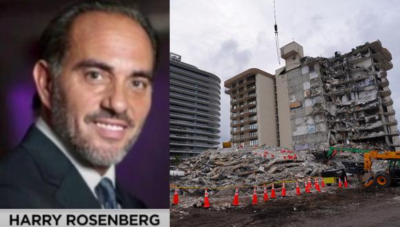 Harry Rosenberg, de 52 años, está entre los desaparecidos del derrumbe en Miami. (Captura de video/WPLG - Reuters/MDFR).