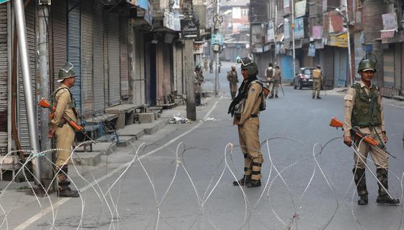 La India aumentó las tensiones en agosto, cuando redujo la autonomía de su parte de Cachemira e impuso controles más duros en la zona. (Referencial EFE)