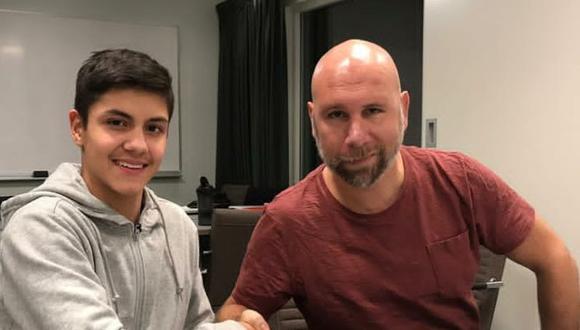 Matteo Pérez: joven futbolista sueco-peruano conversó con El Comercio sobre su experiencia en el balompié de Suecia | Foto: Hammarby IF