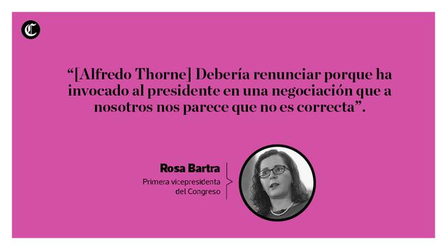 La situación de Alfredo Thorne, titular del MEF, está en el centro del debate político en los últimos días tras la difusión del audio completo de una conversación que sostuvo con el contralor Edgar Alarcón. (Composición: Manuel Amaya / El Comercio)