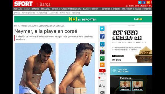 Neymar disfruta de sus vacaciones en Ibiza, pero...