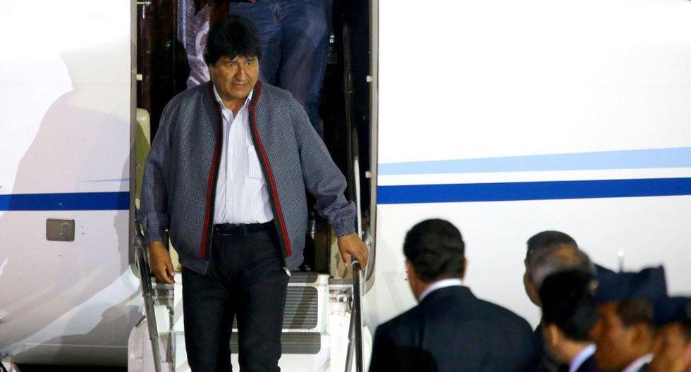 Evo Morales llegó al Perú. (Foto: Andina)