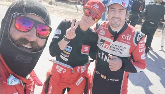 Alonso, Fernanda y Fernando Alonso. (Foto: Instagram)