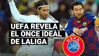 Con cinco jugadores del Real Madrid, la UEFA anunció el once ideal de LaLiga Santander
