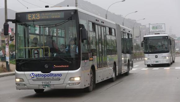 Metropolitano: colocarán cámaras en buses para vigilar calles