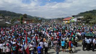 Vraem: cocaleros evalúan marcha de sacrificio a Lima