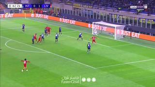 Dijo presente: Salah puso el 2-0 de Liverpool vs. Inter en la Champions League | VIDEO