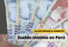 Aumento del sueldo mínimo 2024 en Perú: ¿Qué dijeron desde el Ejecutivo sobre la RMV? 