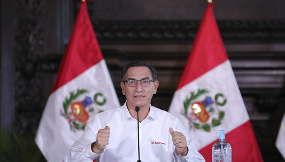 Presidente Martín Vizcarra no ofrecerá pronunciamiento en el día 25 del estado de emergencia para frenar avance de coronavirus. (Foto: Presidencia)