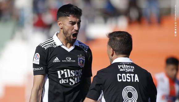 Gabriel Costa dio la asistencia para el primer gol de Colo Colo vs. Cobresal. (Foto: Colo Colo)