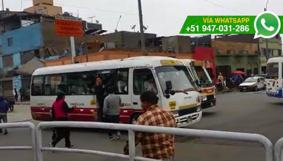 WhatsApp: más peatones imprudentes en El Agustino (VIDEO)