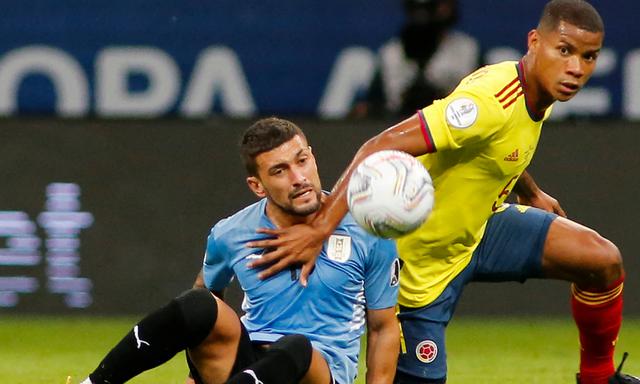 Uruguay vs. Colombia jugaron por el pase a semis de la Copa América Foto: EFE