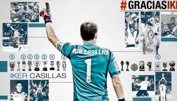 Iker Casillas más de un año sin pisar una cancha de fútbol. Su último club fue el Porto de Portugal. (Foto: Porto)