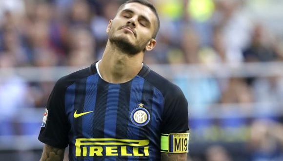 Mauro Icardi será multado por Inter pero no perderá capitanía
