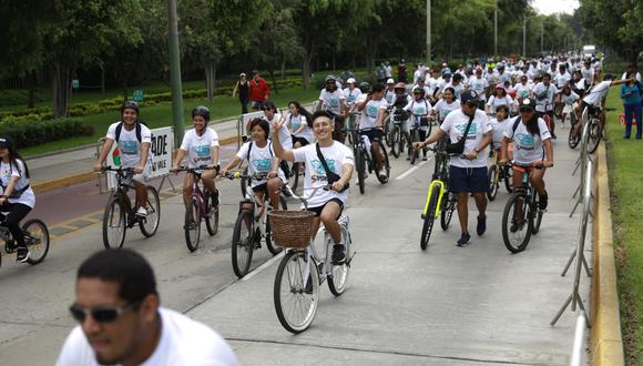 Evento de ciclismo de San Borja reunió a más de mil participantes de todas las edades. (Foto: Difusión)