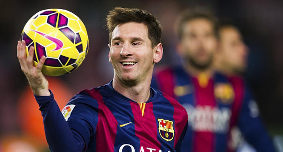 Lionel Messi anotó un doblete en el partido Barcelona vs Sporting Gijón. (Foto: Getty Images)