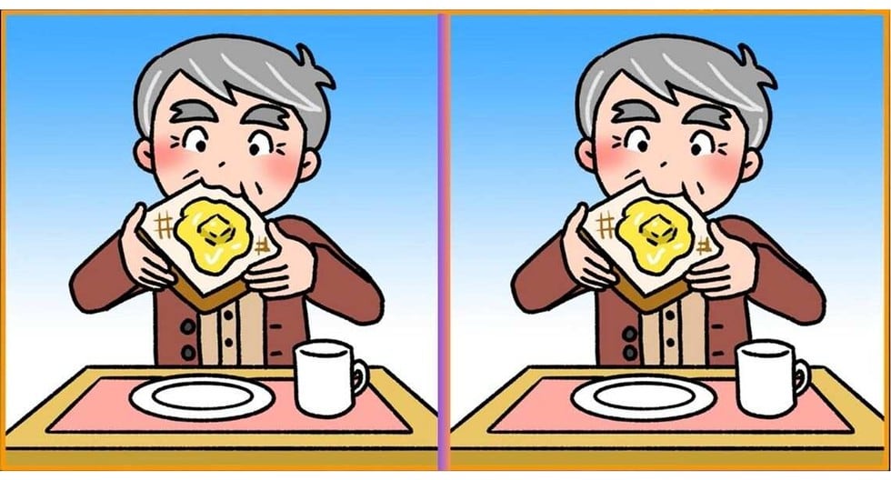 50 SECOND VISUAL CHALLENGE: Spot 3 Differences Between Delicious Breakfast Pictures |  Viral
