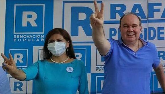 Neldy Mendoza, candidata al Congreso e integrante de la plancha presidencial de Rafael López Aliaga, dijo que se allana al pedido de su líder. (Foto: Renovación Popular)