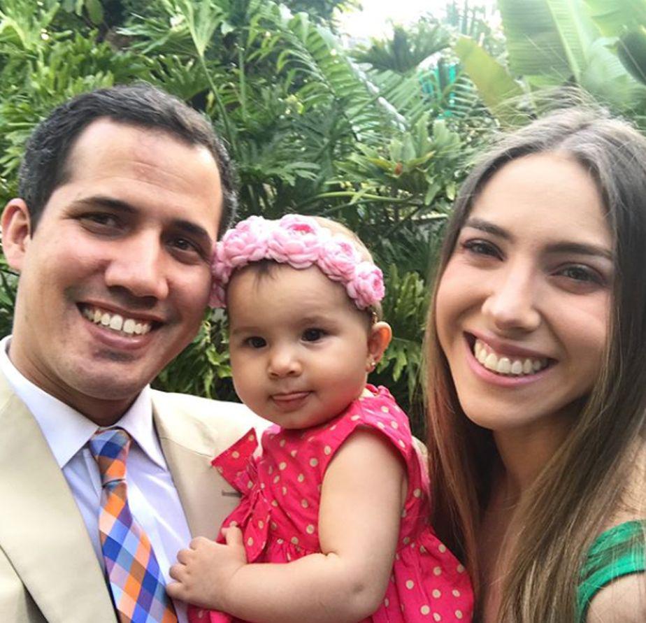 La familia de Fabiana Rosales y Juan Guaidó (Foto: Instagram)
