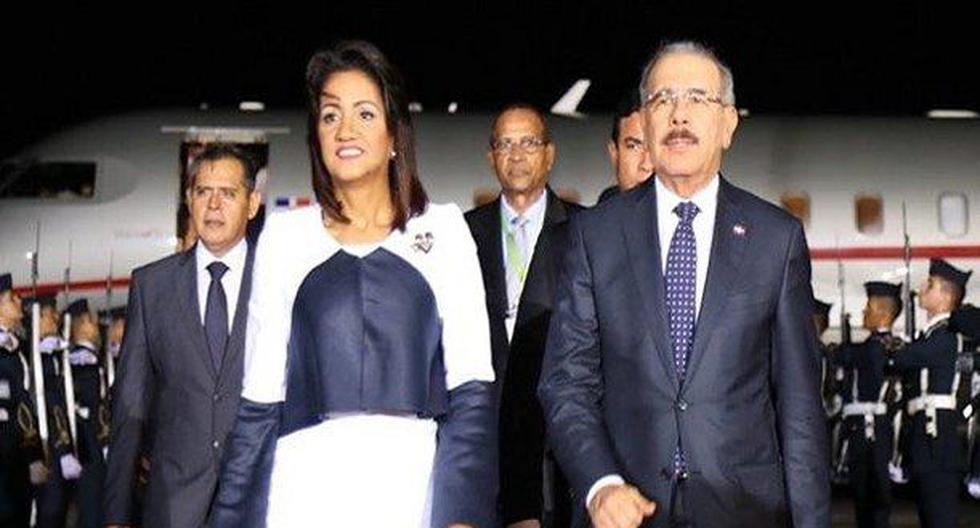 Danilo Medina (República Dominicana) es el primer mandatario que llega al Perú. (Foto: Twitter)