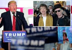 Donald Trump enoja a los Rolling Stones por usar sus canciones en campaña