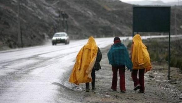 Senamhi advierte continuidad de lluvias en sierra sur del país