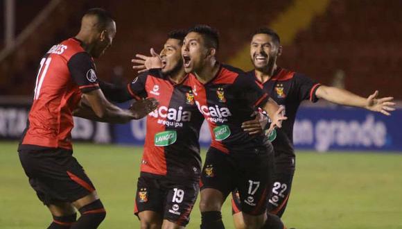 Melgar vs. Caracas: Arakaki anotó golazo para el 2-0 arequipeño por Libertadores. (Foto: Twitter)