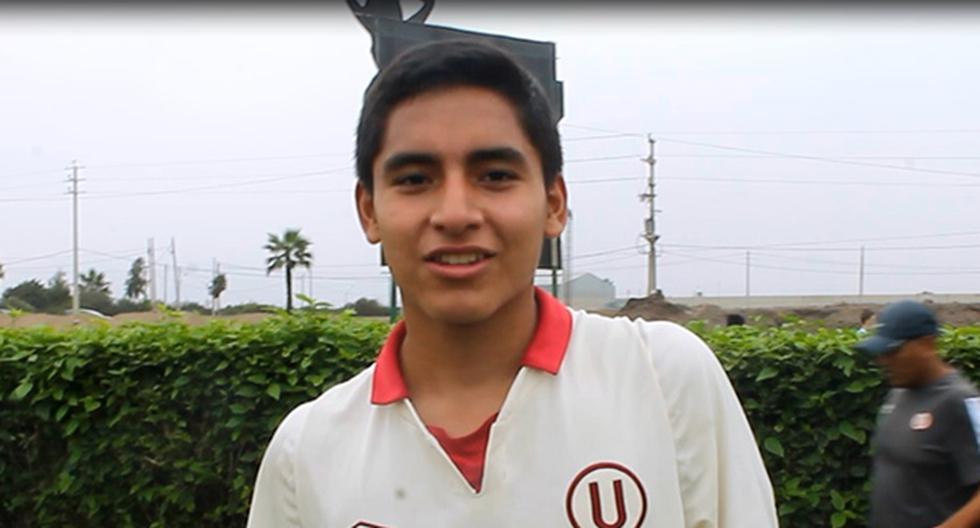 Álvaro Gonzales, delantero de Universitario de Deportes. (Foto: Captura)